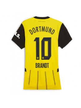 Billige Borussia Dortmund Julian Brandt #10 Hjemmedrakt Dame 2024-25 Kortermet